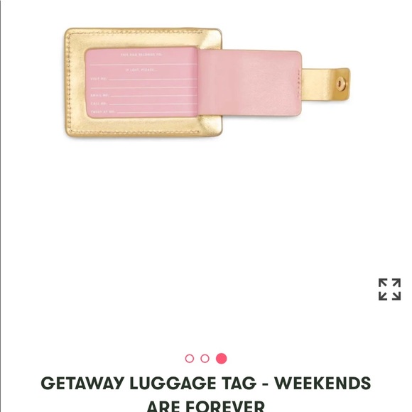 Ban.do Weekends Are Forever Luggage Tag - Picture 3 of 6